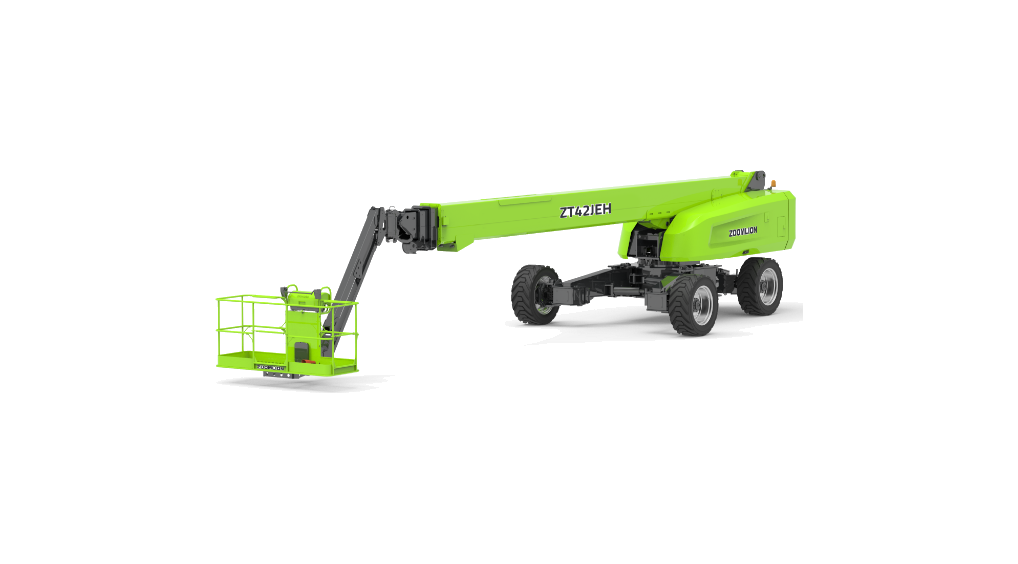 Zoomlion ZT42JEH — render de fábrica, plataforma de 44 m